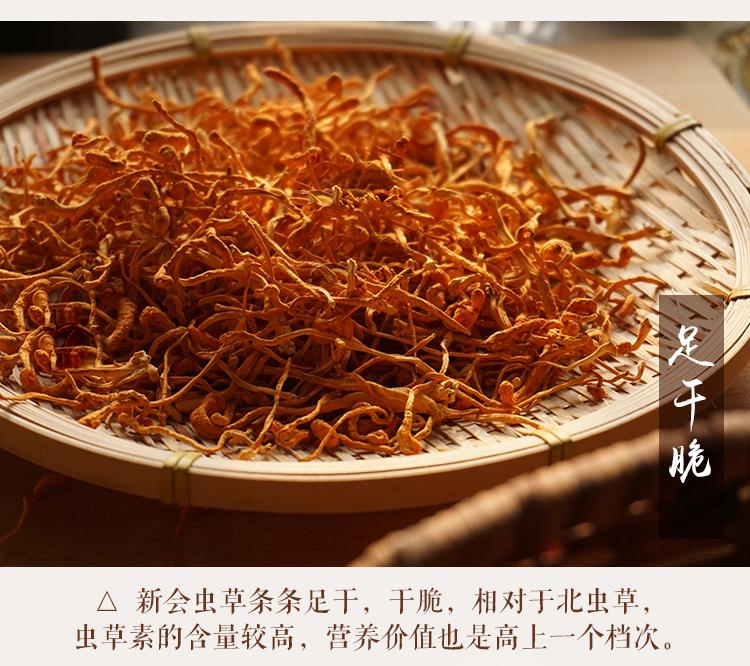 山真美虫草花材质干脆展示